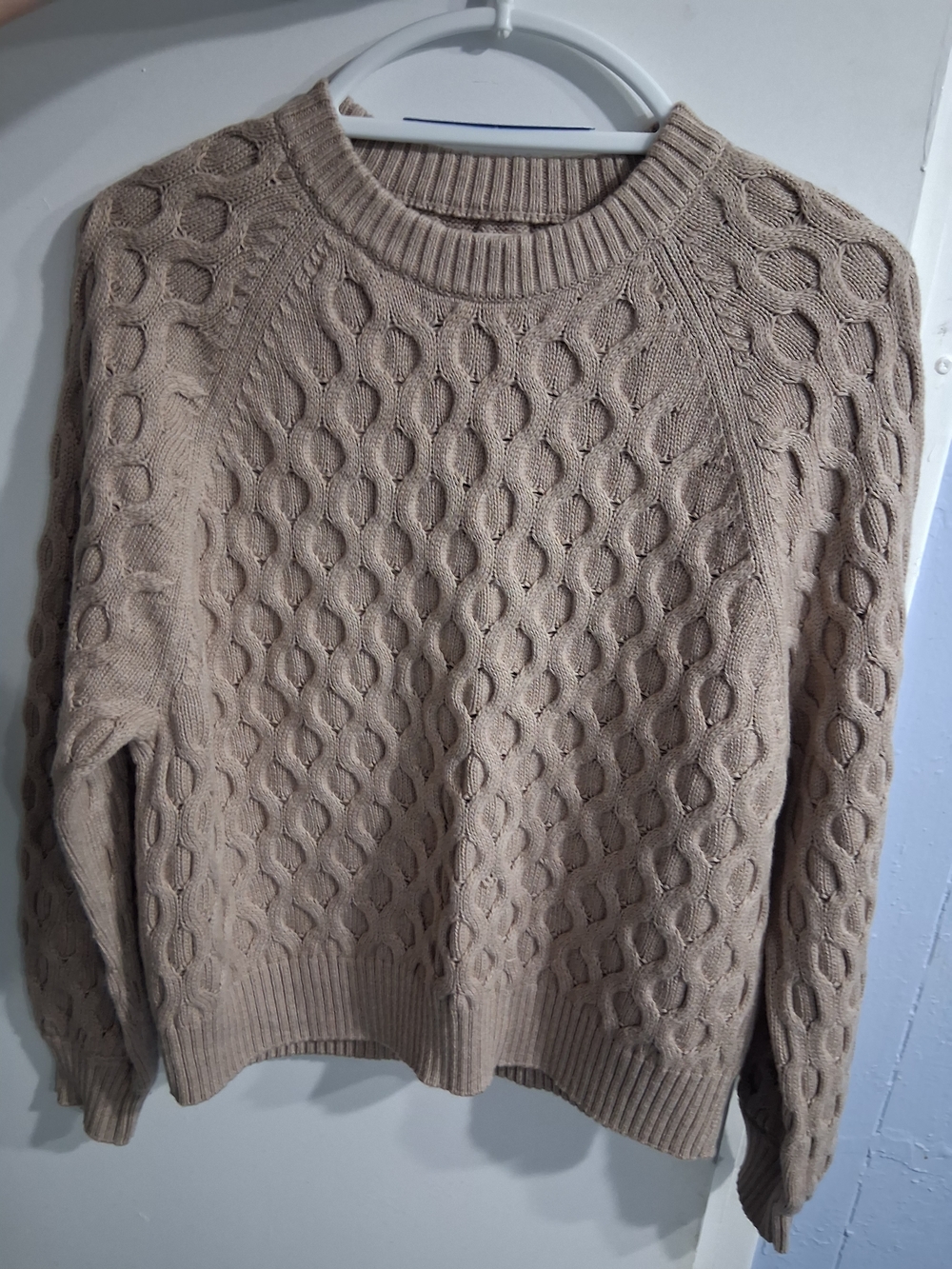 Levi's Beige Cable Knit Sweater
